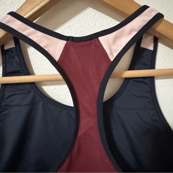 The Upside Good Dinosaur Anna Sports Bra Navy Mesh Racerback Medium Impact-8 - Picture 6 of 9